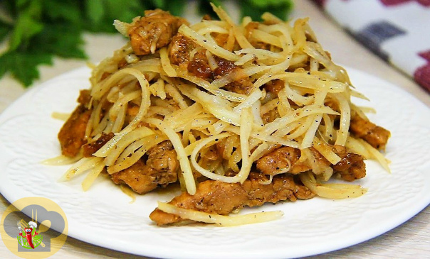 Картошка по корейски фото Картошка по корейски фото