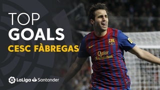TOP 25 GOALS Cesc Fbregas en LaLiga Santander