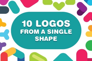 LOGO DESIGN CHALLENGE! - 10 logos from a single shape