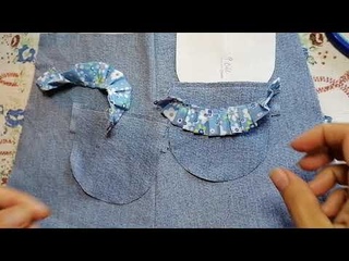 Детские джинсы из старых джинс. Шьем джинсы без выкройки.