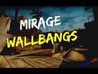 Прострелы на карте de_mirage