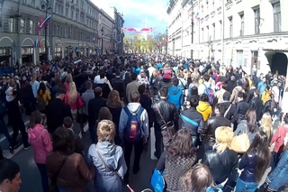 Невский проспект, 9 мая! парад спб