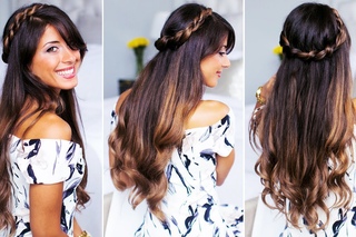 Twisted Half-Up Do Hairstyle