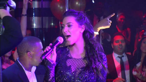 New Years Eve with Kim Kardashian at 1 OAK Nightclub Las Vegas 12, 31,