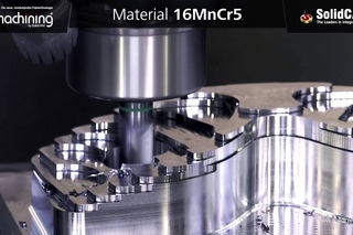 iMachining 3D - Brillen Modell frsen - 16MnCr5