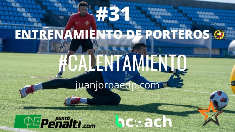 ENTRENAMIENTO DE PORTEROS JUEGO CON EL PIE,