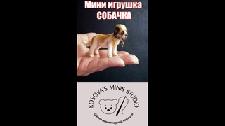 Мини игрушка СОБАЧКА. Мини игрушка своими руками. Школа мини игрушки Натальи Косовой #Shorts