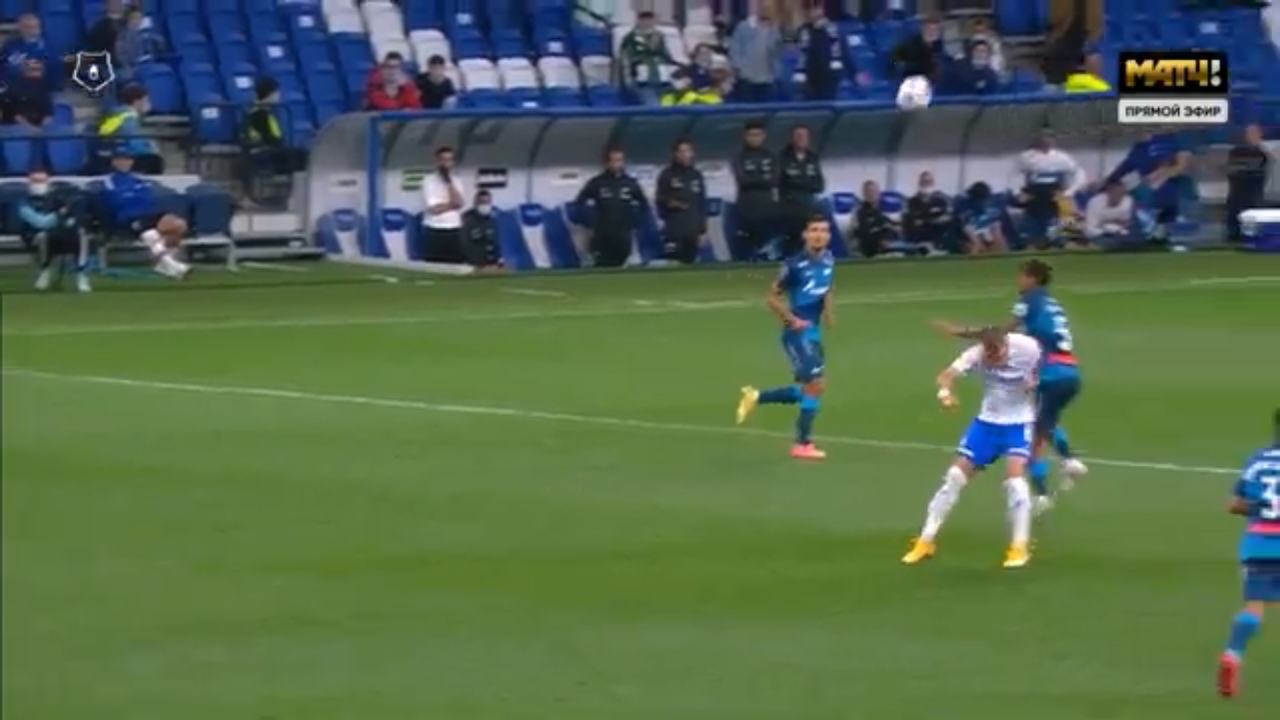 Динамо - Зенит, 1:0. Удаление Барриоса