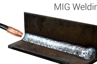 MIG Welding  - Basic T-Joint weld with a small 115 volt welder