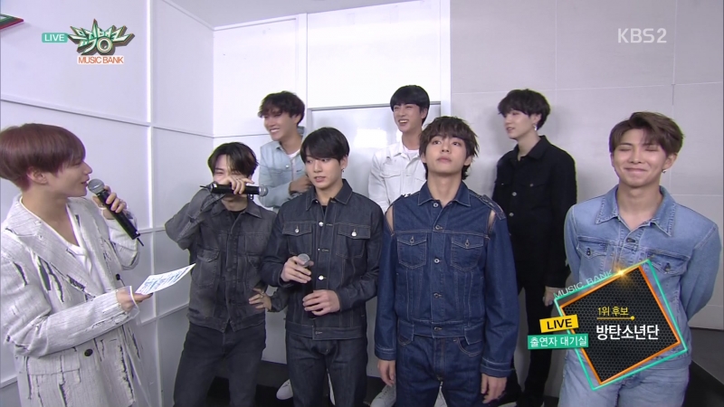 180601 BTS Interview + Fake Love + 1st Place Win + Encore Music