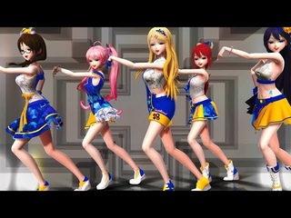MMD On The Floor - And2girls