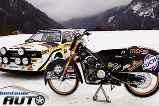 Das ultimative Winter Battle | Audi MTM S1 vs. Eisspeedway-Motorrad
