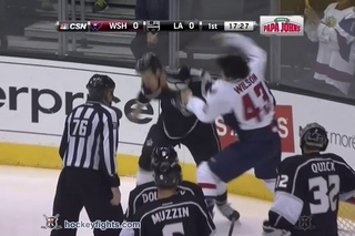 Tom Wilson vs Kyle Clifford Mar 20, 2014