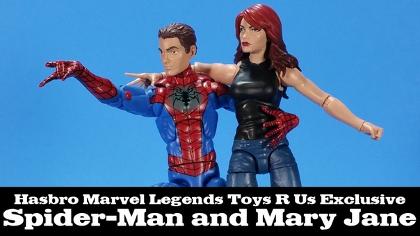 Marvel Legends Spider Man and Mary Jane Two Pack Toys R Us Exclusive