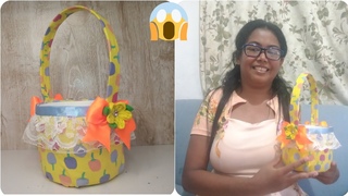 CESTINHA PORTA OVOS OU DE A E VENDA.@storydasestrelas