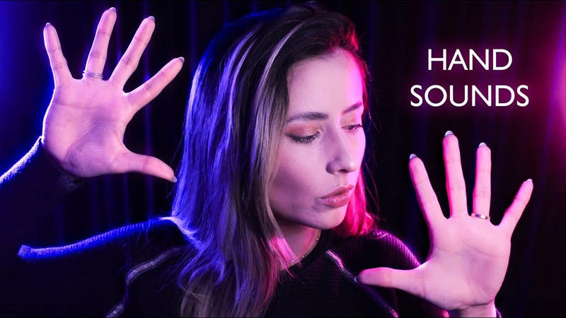 ASMR HAND SOUNDS around the mic and HAND MOVEMENTS close to the camera NO