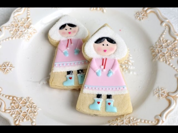 KAWAII ESKIMO GIRL COOKIES,