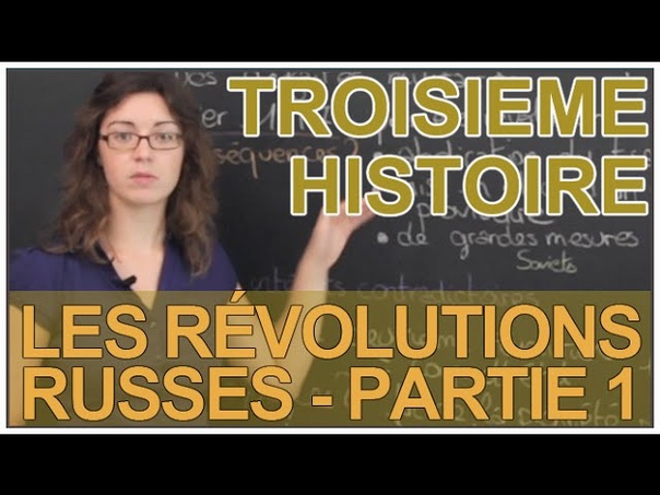 Les révolutions russes Partie 1 Histoire 3e Les Bons