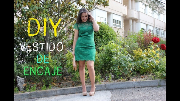 DIY Costura: Como hacer vestido de encaje escote de