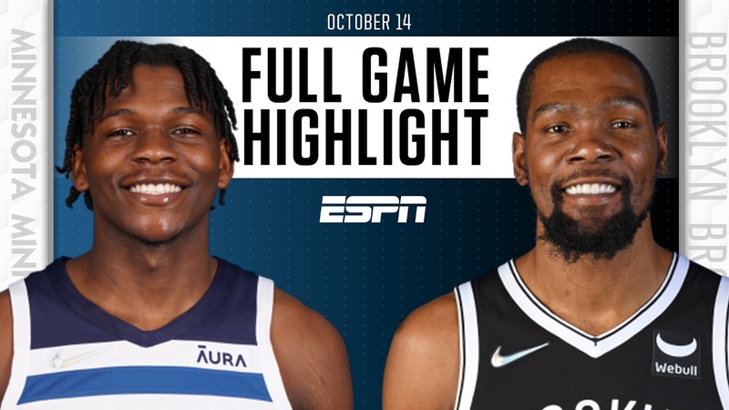 Minnesota Timberwolves at Brooklyn Nets, Full Game