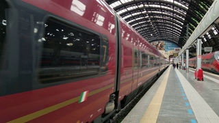 UltraHD 4K AGV Italo ETR575-07 with train AV 9991 Milano-Salerno
