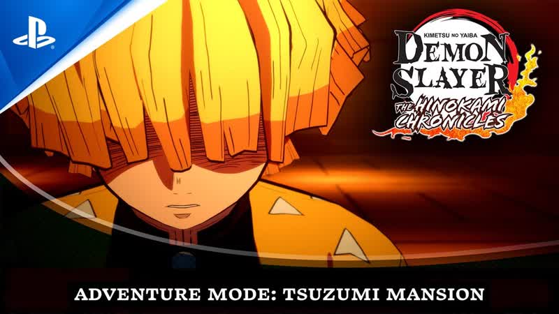 Demon Slayer Kimetsu no Yaiba The Hinokami Chronicles Tsuzumi Mansion Story Gameplay, PS5,
