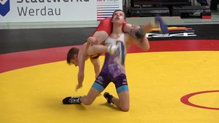 Wrestling / Ringen, DM 2023, Jugend A, 51 kg, Freestyle, Koch - Wei