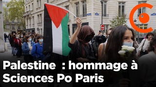 Manifestation et hommage pour la Palestine  Sciences Po Paris - 08/10/2024