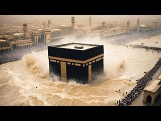Arabian desert turns into rivers, Kaaba floods, rain hits Jazan and Mecca