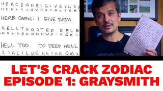Let’s Crack Zodiac - Episode 1 - Graysmith