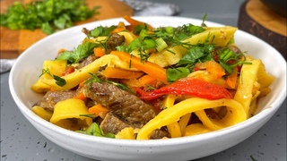 Подсели на этот РЕЦЕПТ! Цуйван - без "слёз единорога",но как же ВКУСНО! Ужин из простых продуктов!